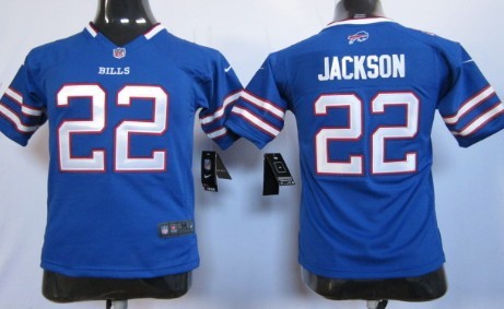 Nike Youth NFL Buffalo Bills Fred Jackson 22 Light Blue Game Jersey